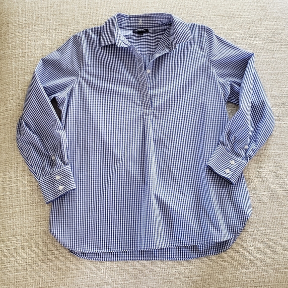 Lands' End Baumwolle Gingham Top
